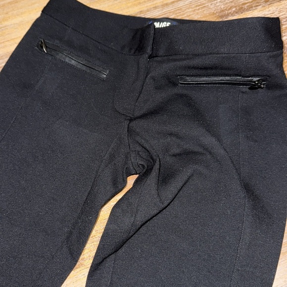PAIGE Pants Women Size 23 Black LOS FELIZ PONTE KNIT LEATHER TRIM
SKINNY - Picture 7 of 12
